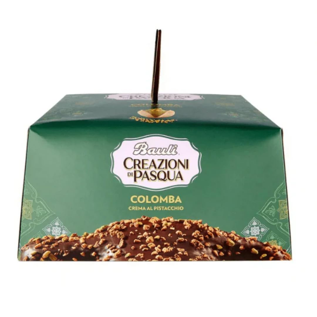 Bauli Colomba with Pistachio Cream Filling covered with dark chocolate 750g (26.4oz), 1.65 Pound (Pack of 1)