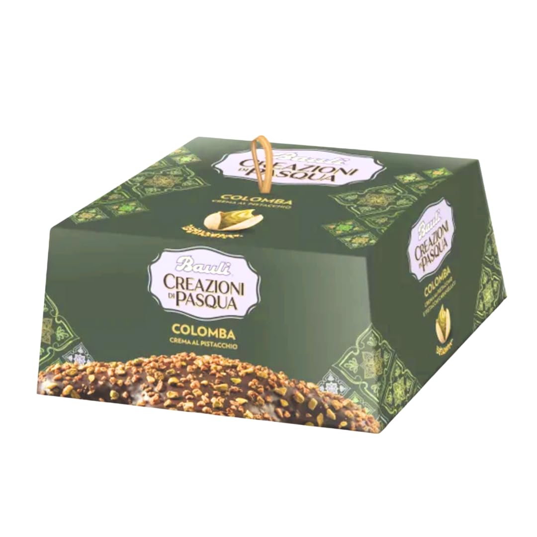 Bauli Colomba with Pistachio Cream Filling covered with dark chocolate 750g (26.4oz), 1.65 Pound (Pack of 1)