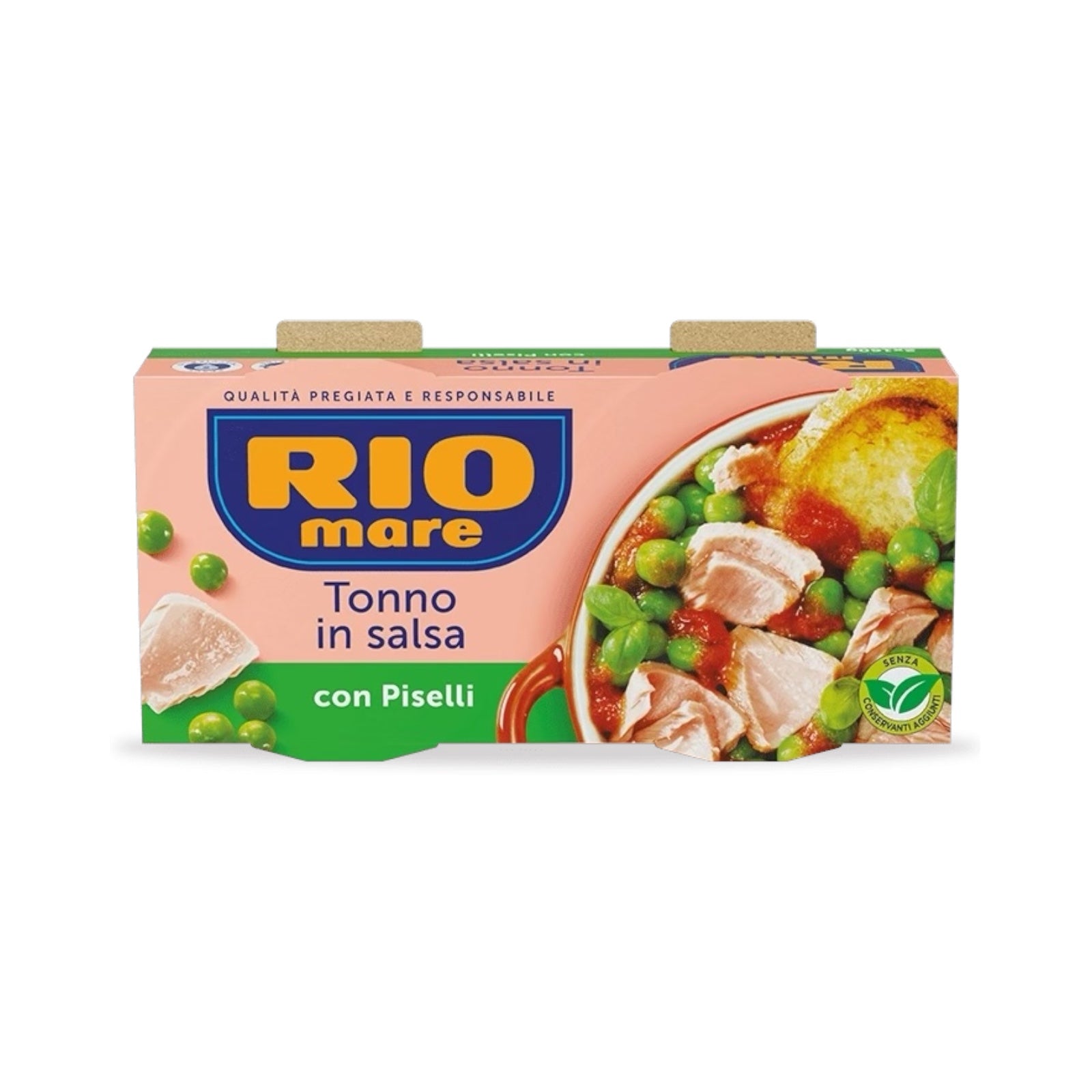 Rio Mare Tonno e Piselli
With Tuna and Pea Flavor in sauce 
2  cans x 160g = 320g