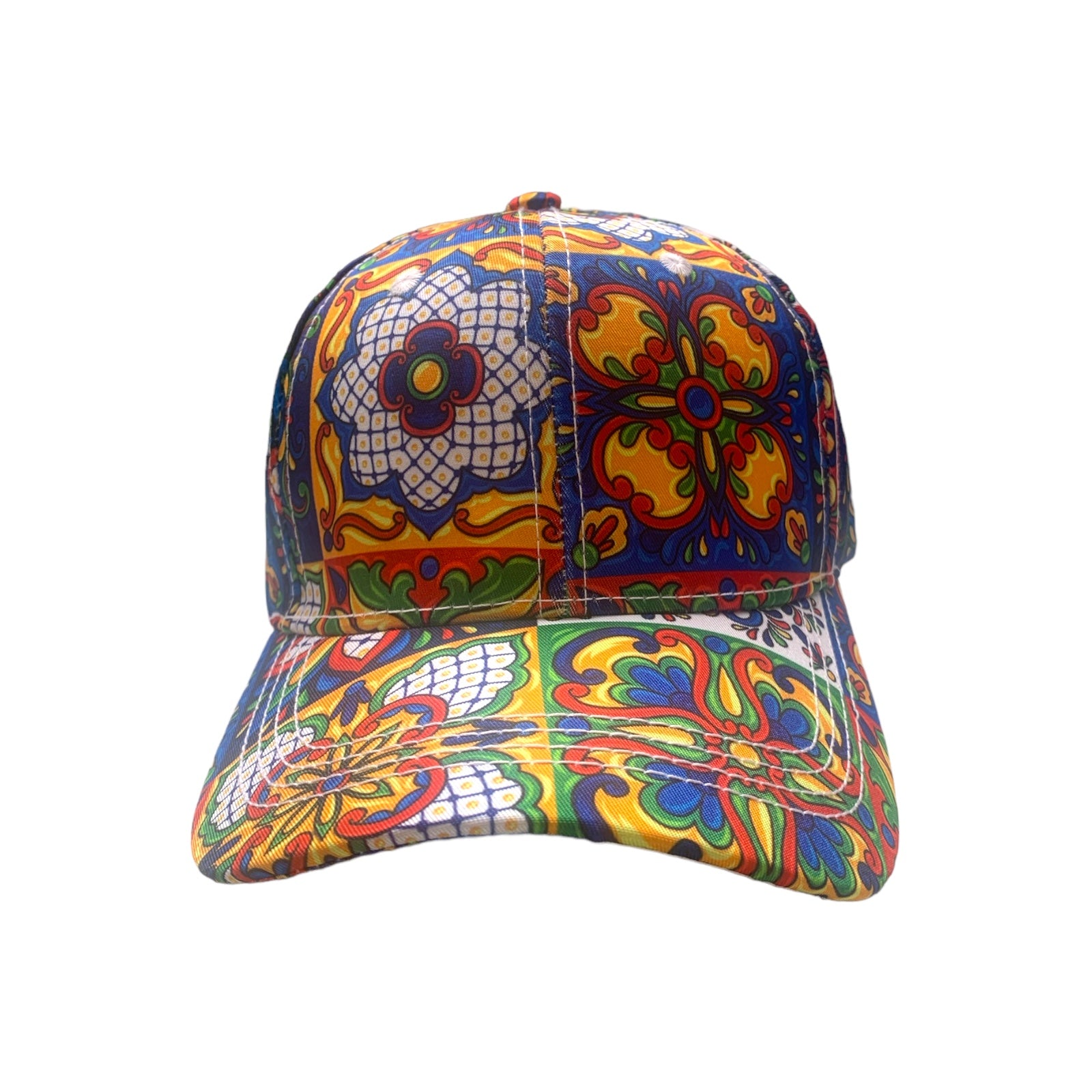 Adjustable Sicilian Baseball Hat - L 10 x 8 in approx