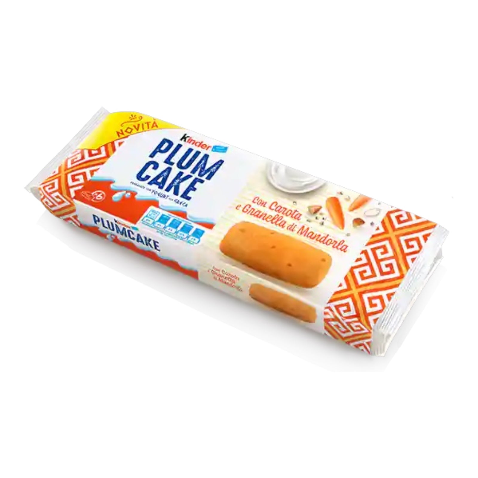 Ferrero - Kinder Plumcake - Carrots and Almonds 6 Count 
192g