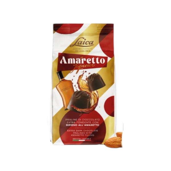 Laica Amaretto And Dark Chocolate Pralines 90g