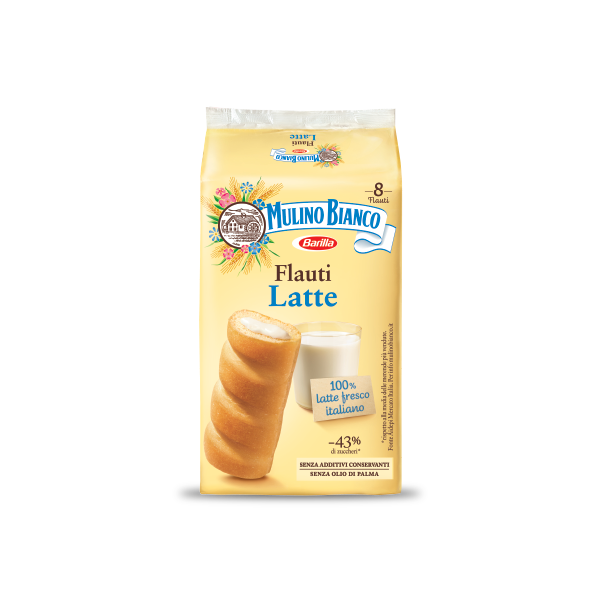 BEST BEFORE MAY/17/25 Mulino Bianco Flauti 8 snacks