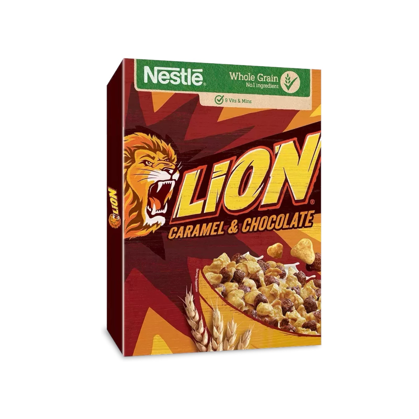 Nestle Lion Cereal With Chocolate And Caramel