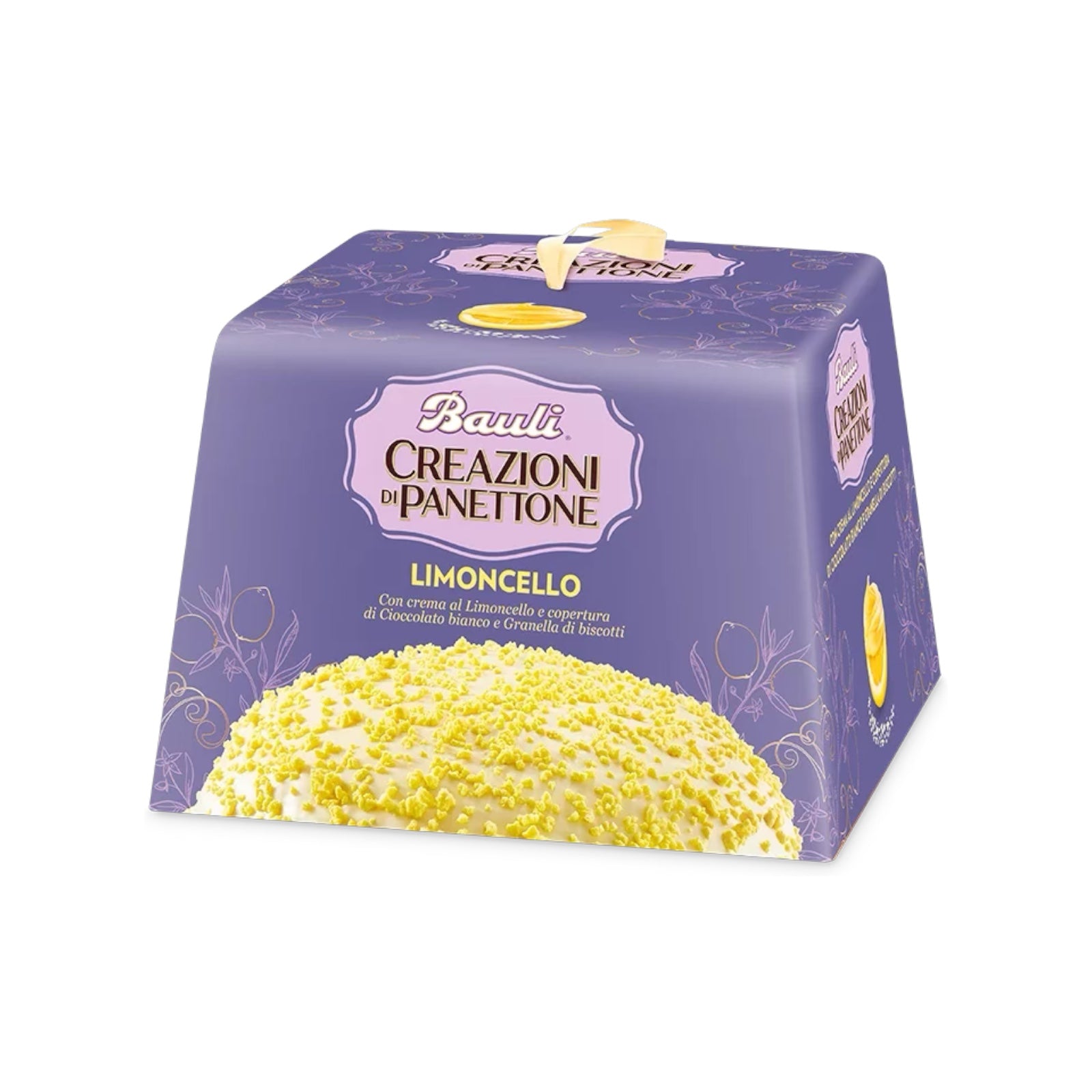 Bauli “Creazioni Di Panettone” With Limoncello Cream & Covered With White Chocolate