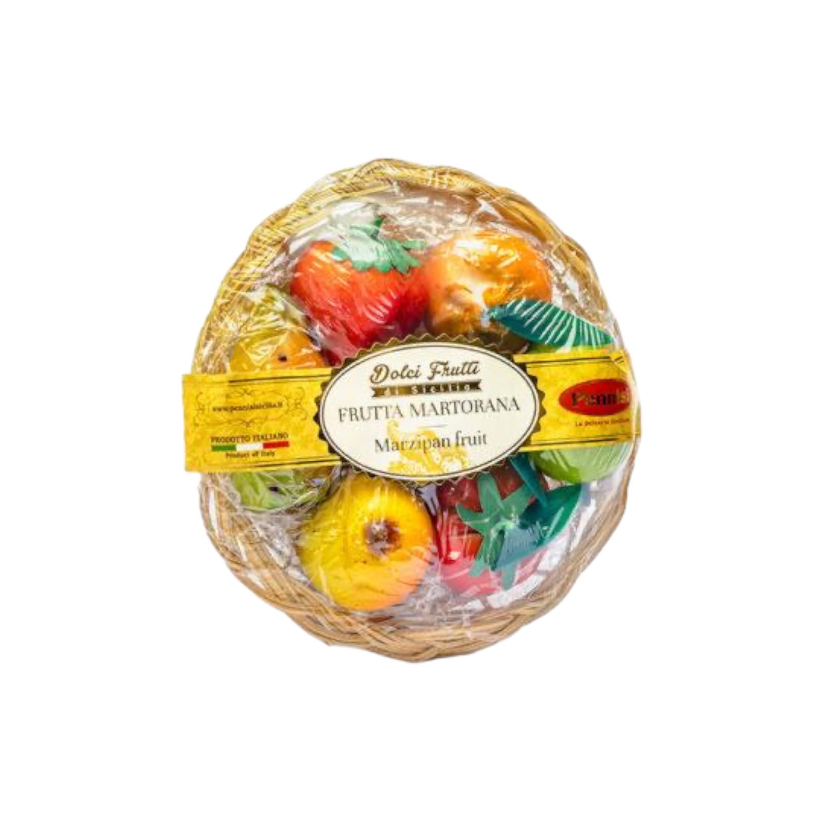 BEST BEFORE JULY/24 Pennisi Martorana Fruits in Round Mini Basket 200g