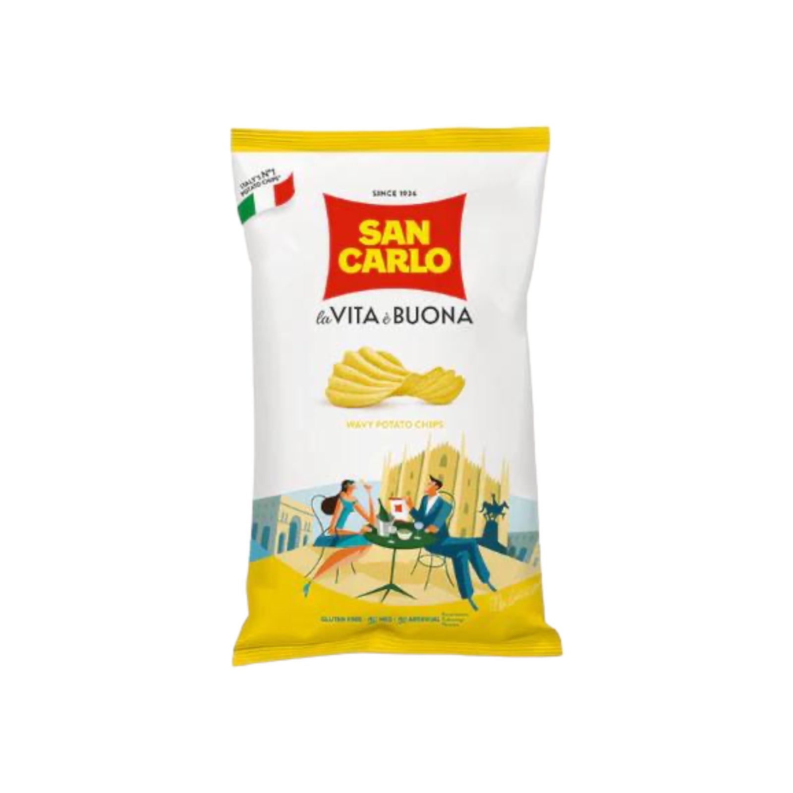 San Carlo Rustica Croccante Wavy Crisps (50g)