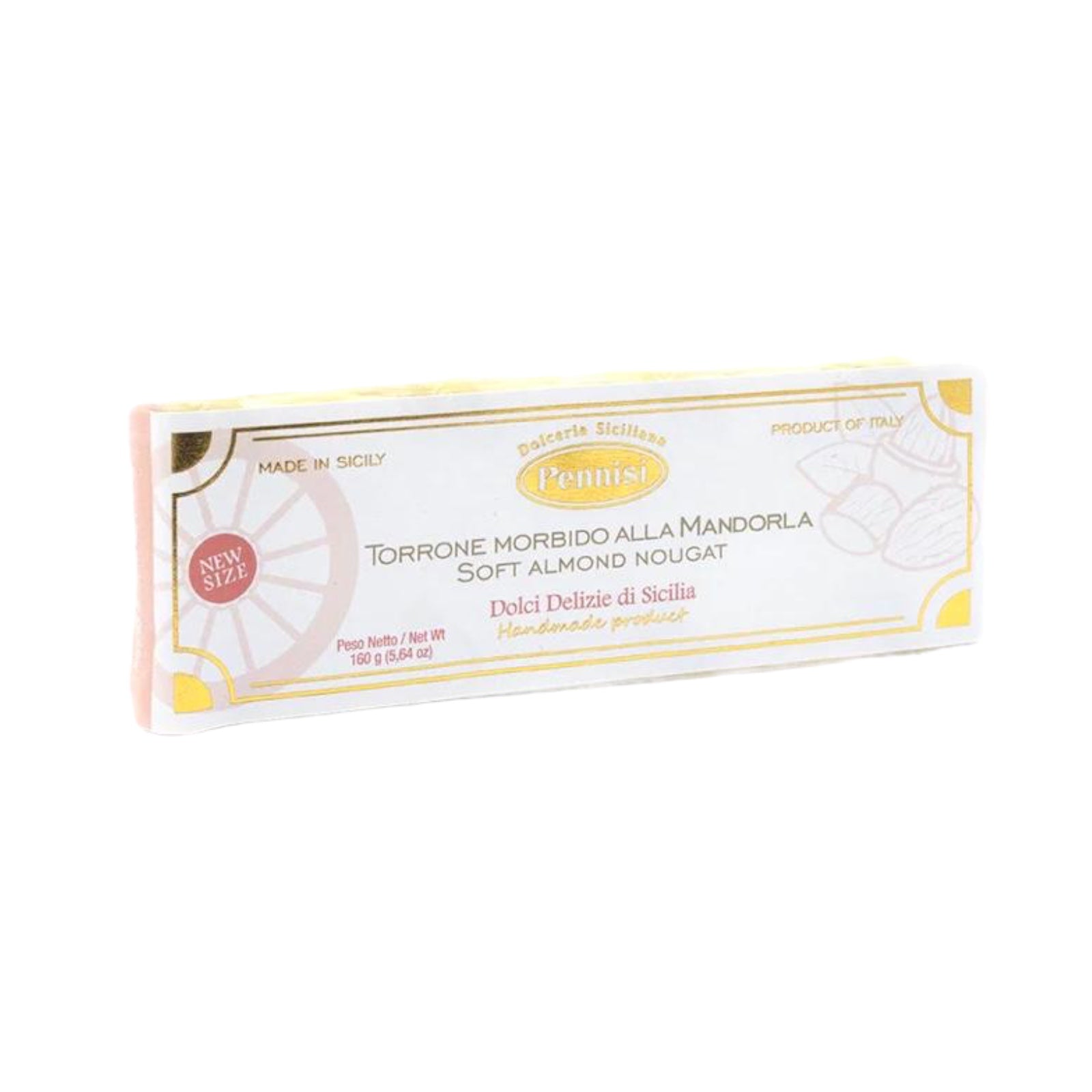BEST BEFORE AUGUST/24 Pennisi Soft Torrore Almond - Nougat Bar