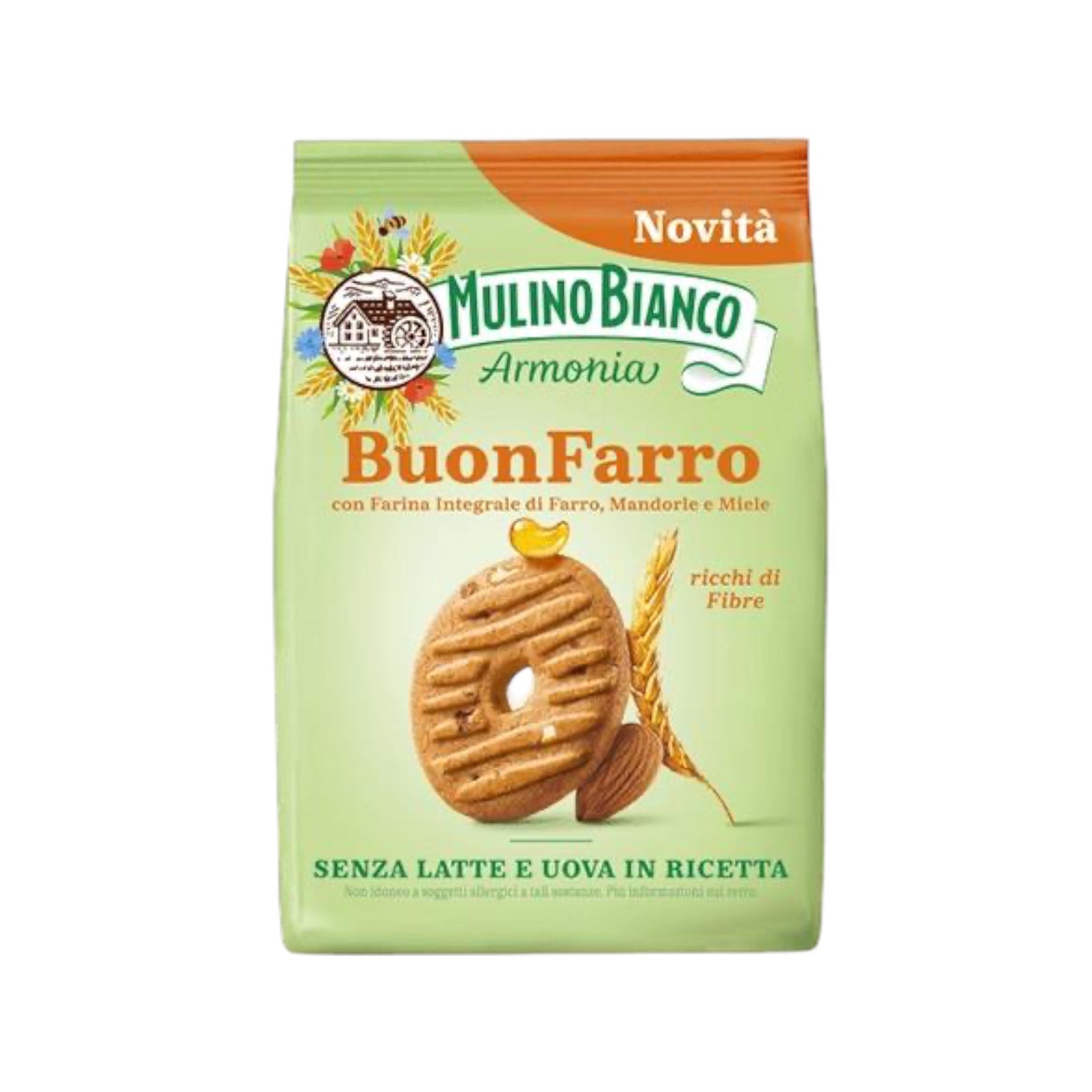 BEST BEFORE OCT/18/24 Mulino Bianco Buon Farro Cookies 270g