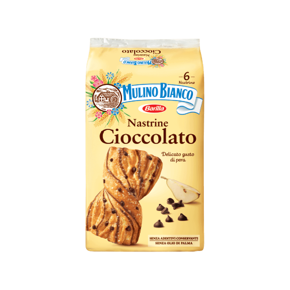 BEST BEFORE APR/30/24 Mulino Bianco Nastrine with chocolate chips