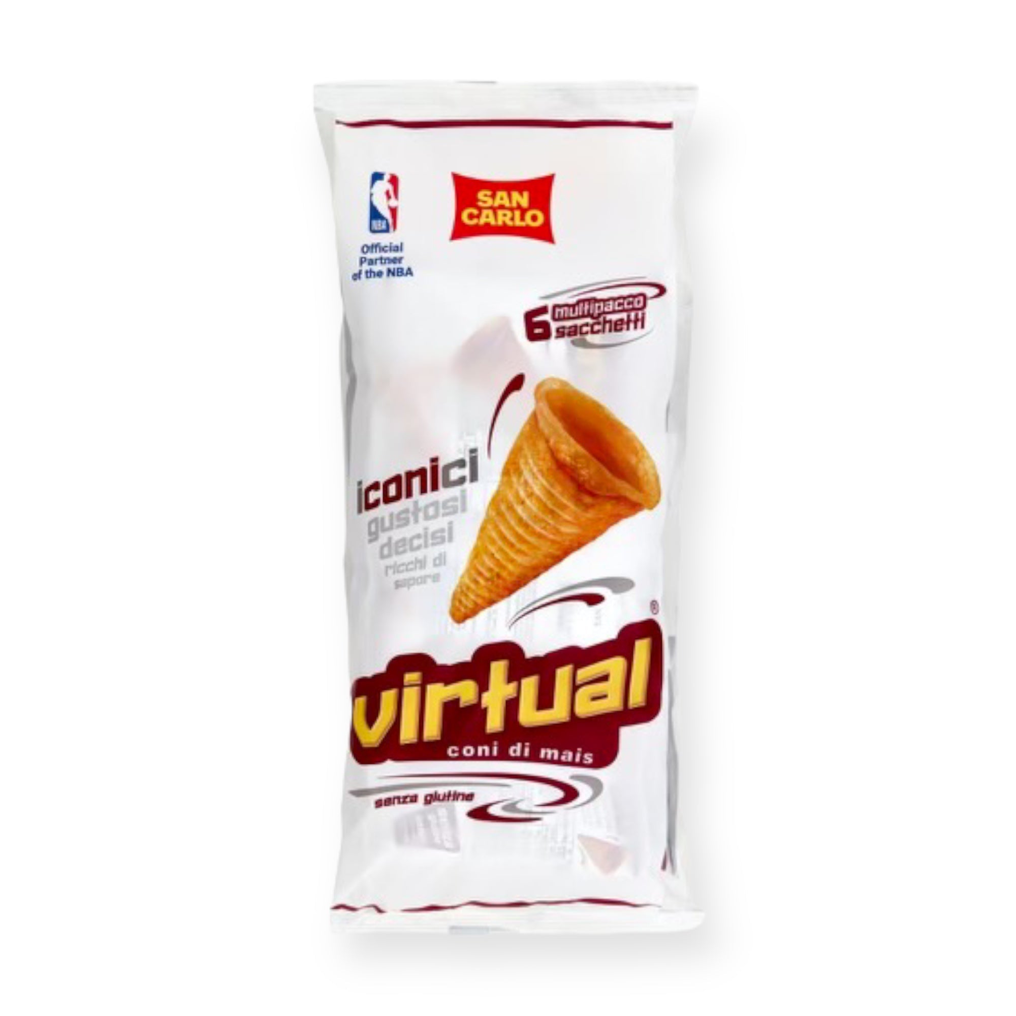 BEST BEFORE JULY/01/24 San Carlo Virtual Corn Cones 22g x 6