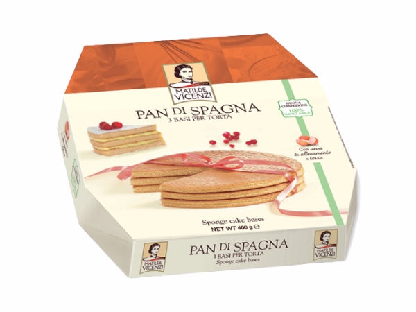 MATILDE VICENZI Puff pastry cake bases PAN DI SPAGNA  400g