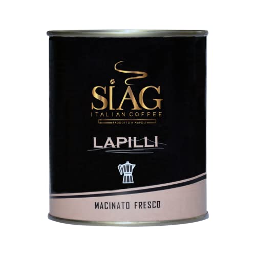 SIAG ITALIAN COFFEE Ground Coffee Medium Roast 8.8oz / 250 gr