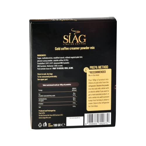 Siag Italian Coffee Iced Cream Coffee (3.5 Ounce)