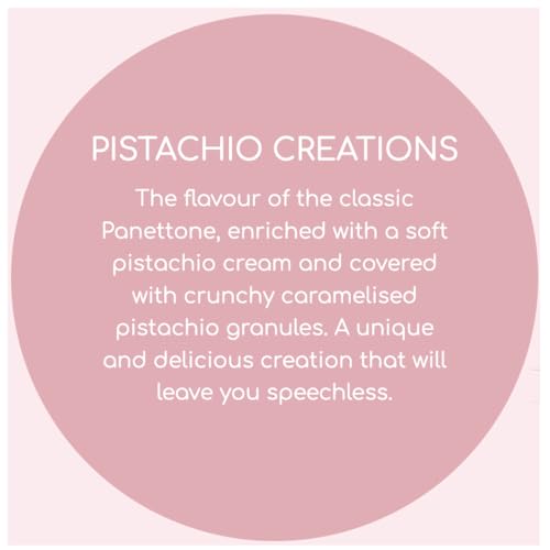 Bauli Creazioni di Panettone with Pistachio Cream and Caramelized Pistachios. Pistachios, 26.45oz