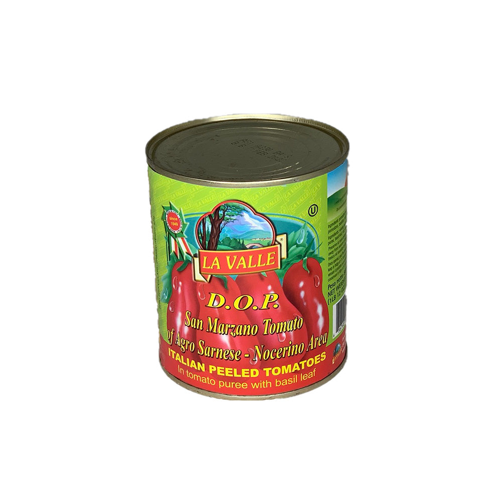 La valle San Marzano peeled tomatoes D.O.P. 800g (Max 2 per order)