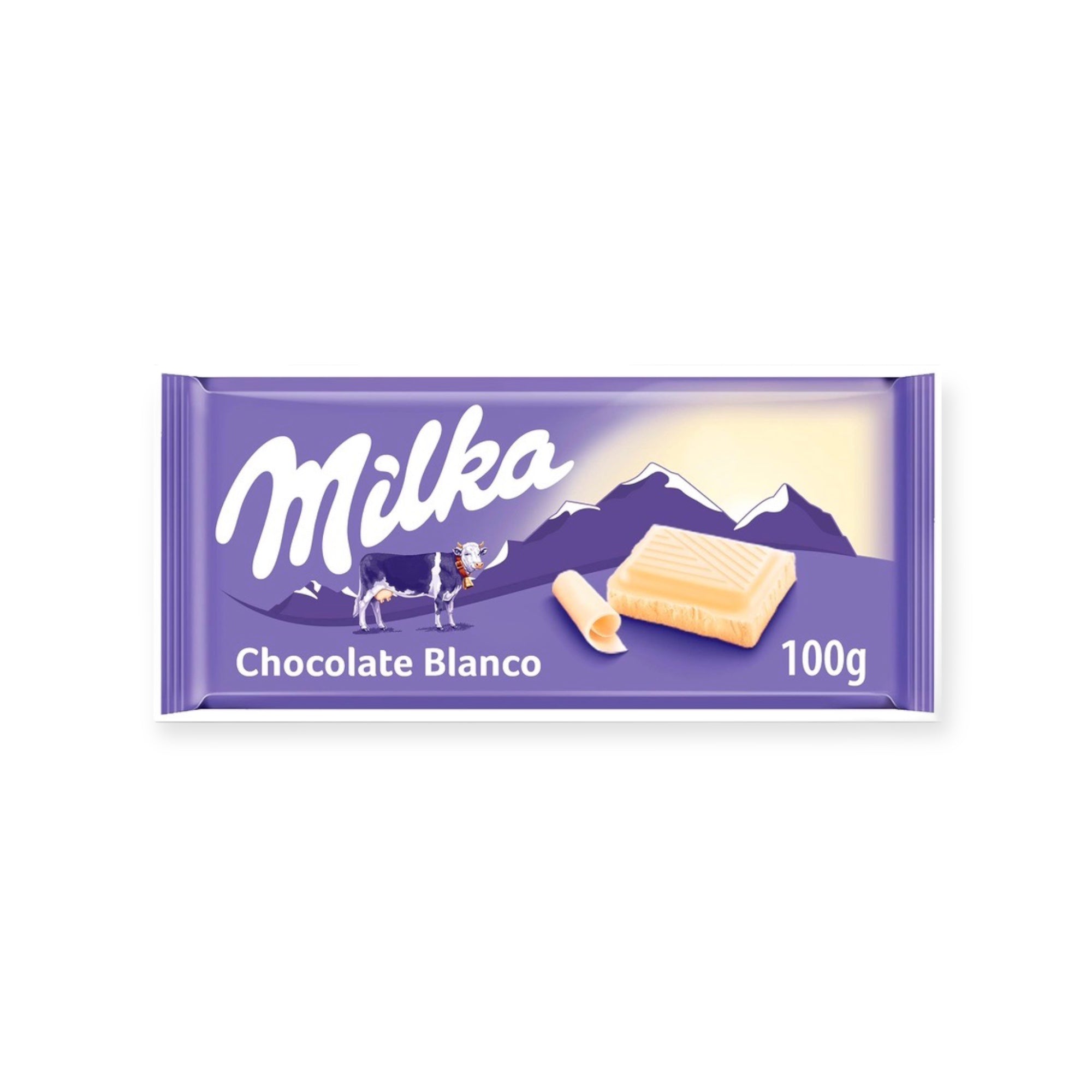 Milka White Chocolate Bar, 100g