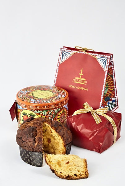 Panettone Fiasconaro with citrus fruits and saffron, Dolce