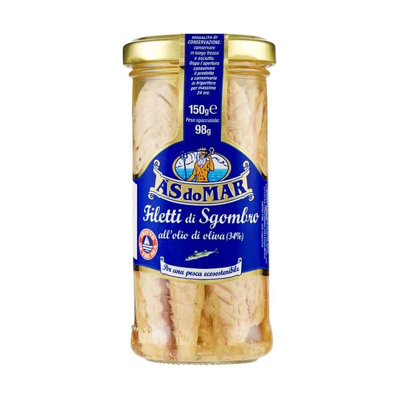 As do Mar Mackerel fillets in olive oil 150g