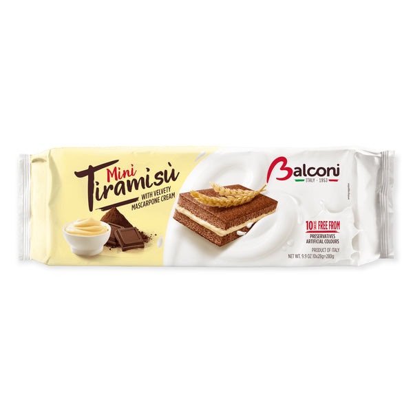 Mini Tiramisù Snacks By Balconi 300g