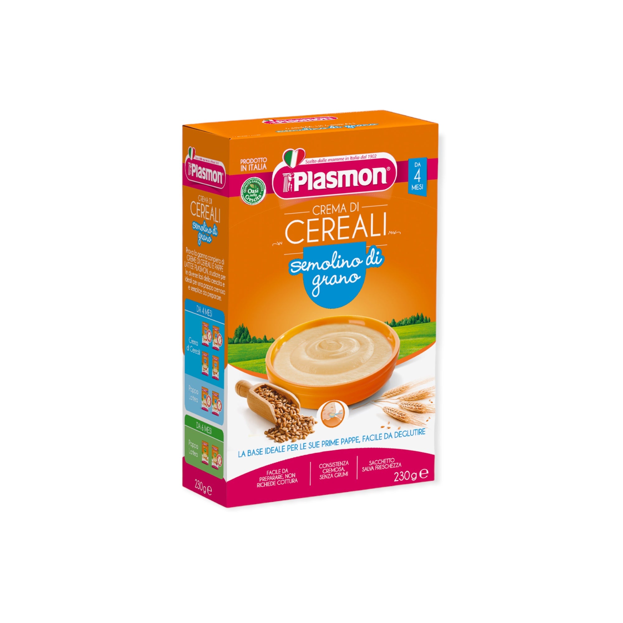 Plasmon Crema Di Cereali, Semolino Di Grano