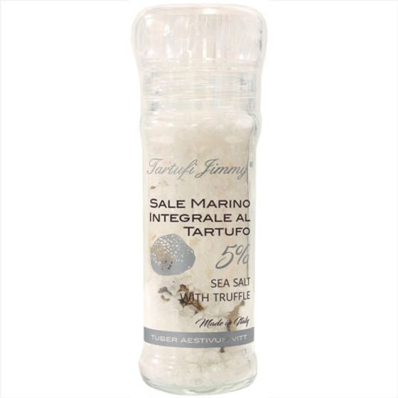 Tartufi Jimmy, Sea Salt with truffle Grinder, 80g