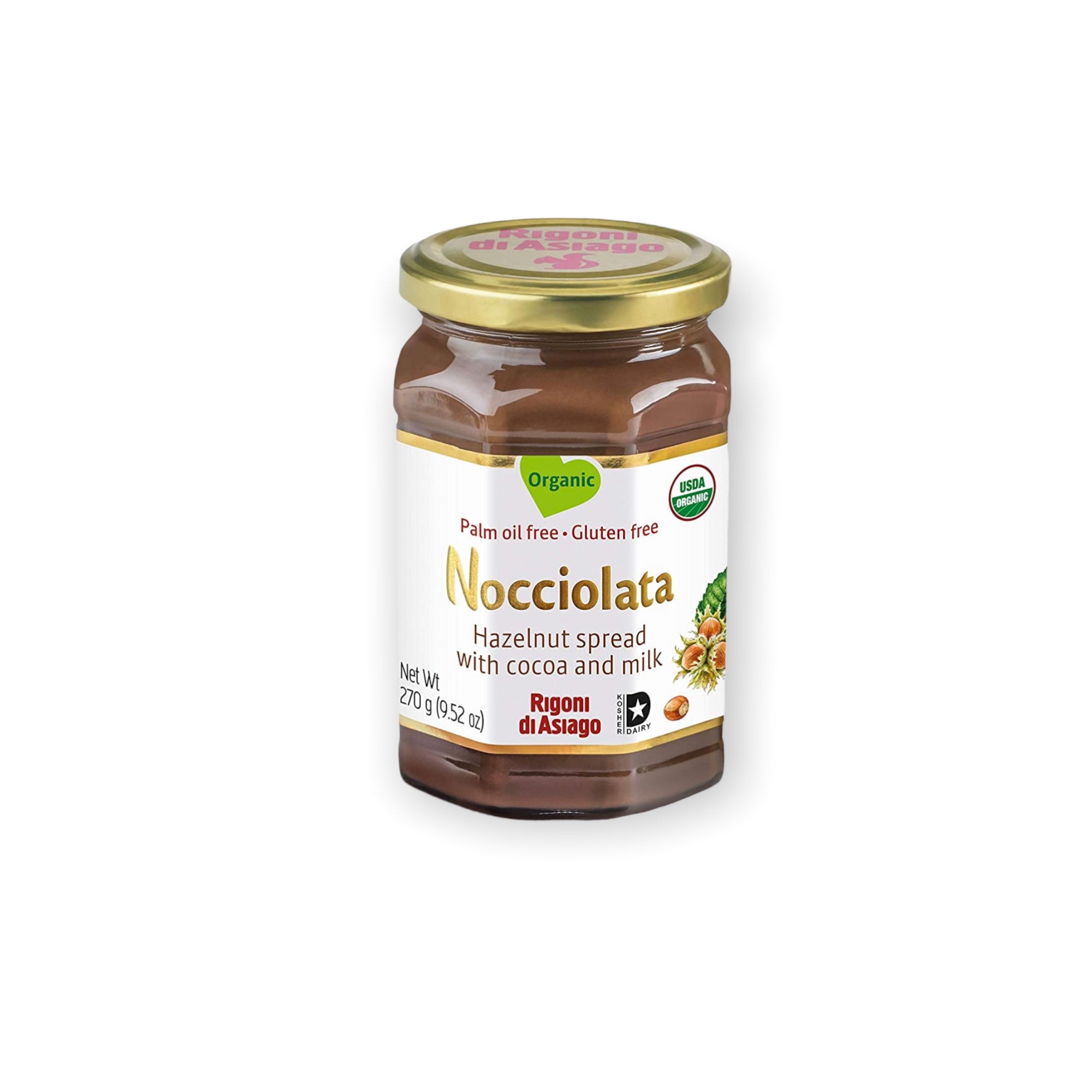 Rigoni Di Asiago Nocciolata Hazelnut Spread With Cocoa And Milk