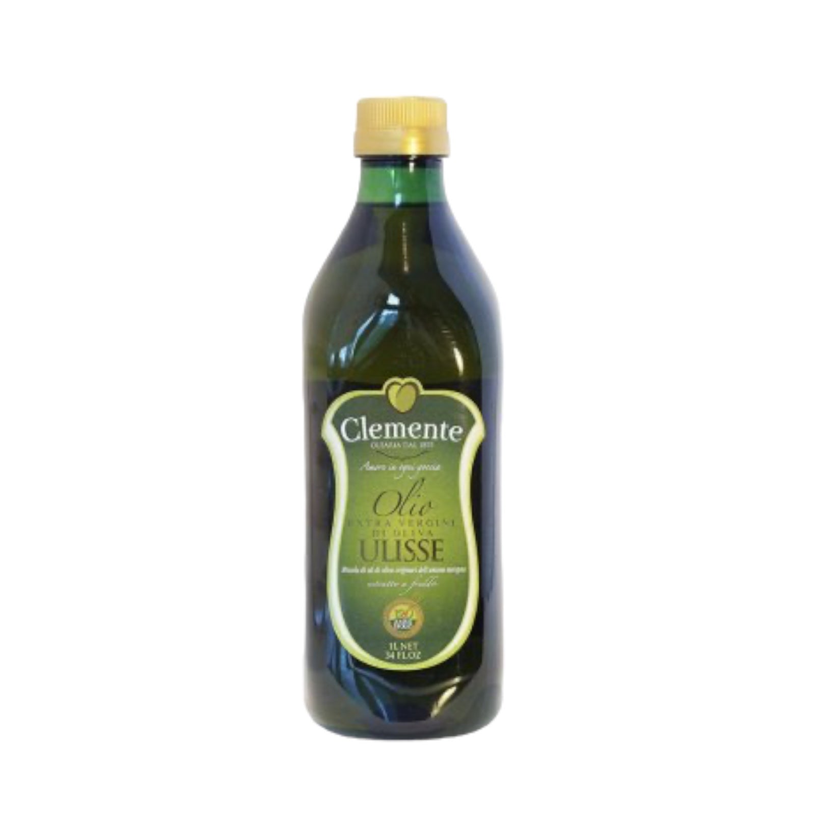 Clemente Ulisse Extra Virgin Olive Oil 34 FL.OZ (1Liter)