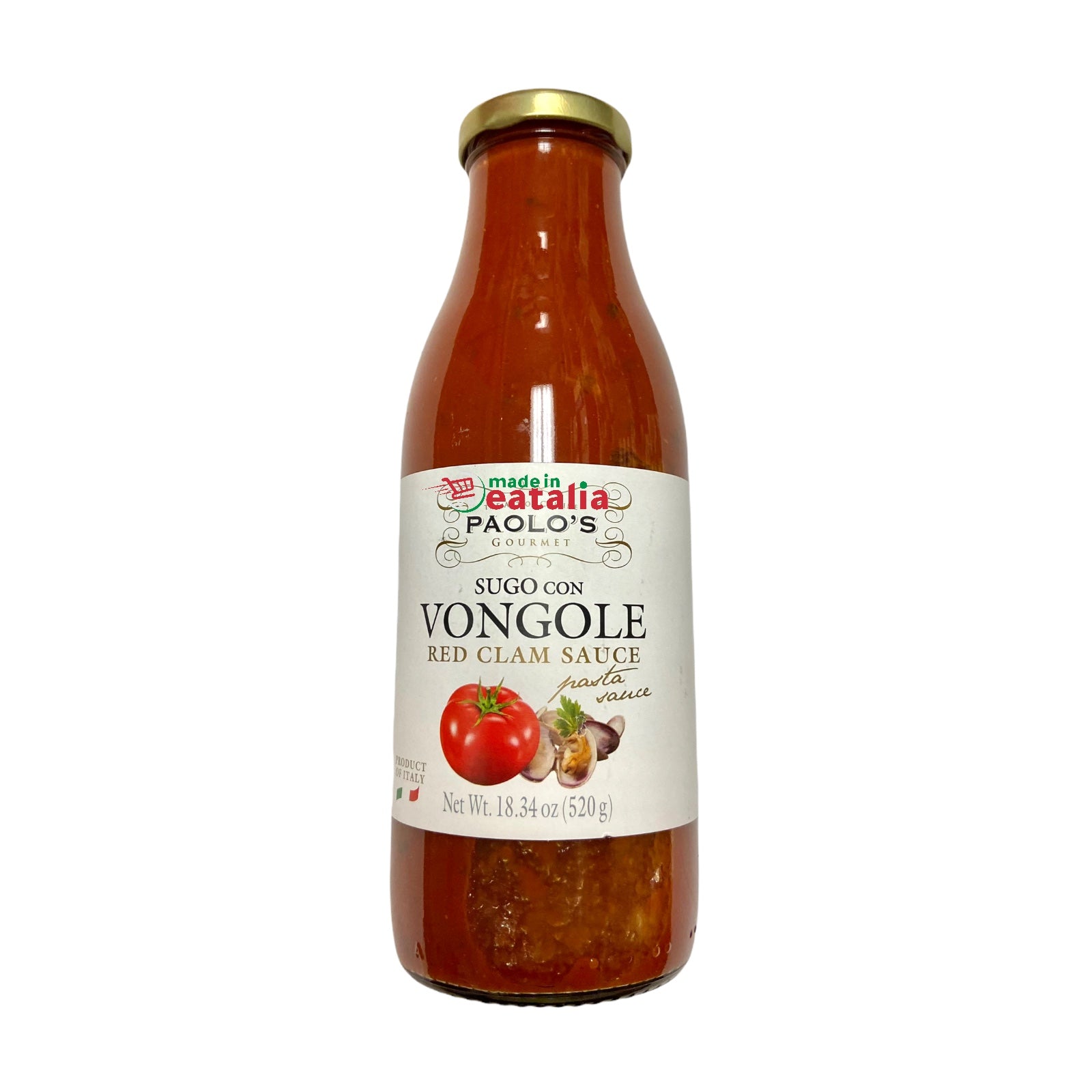 Paolo’s Tomato Sauce with Clams