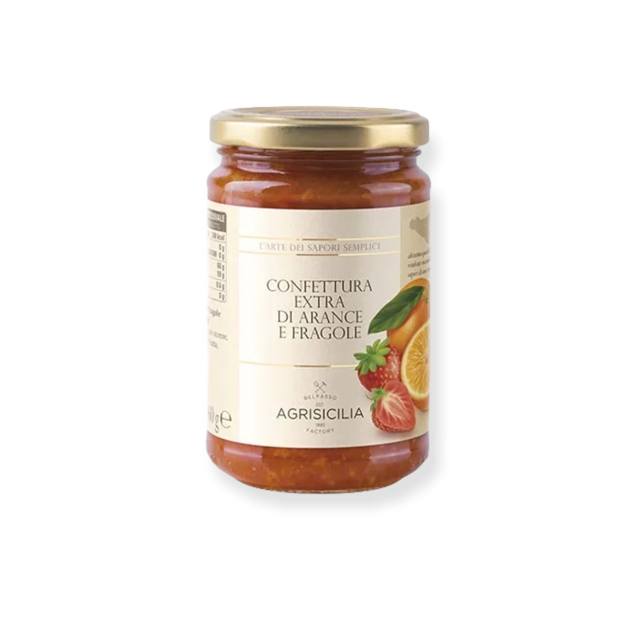 Agrisicilia Orange & Strawberry Marmelade 12.7 oz (360g)