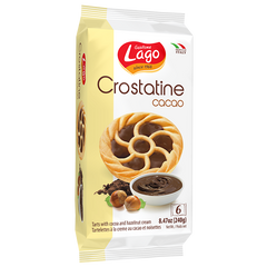 Gastone Lago Crostatine cacao ( 6 tarts)