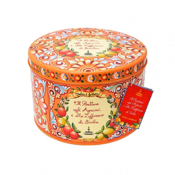 Panettone Fiasconaro with citrus fruits and saffron, Dolce