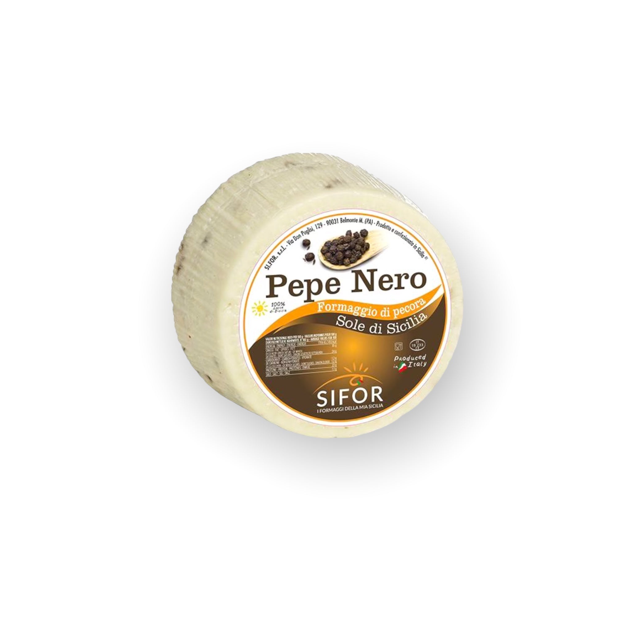 SiFor Pecorino With Black Pepper Aprox 1.95lb