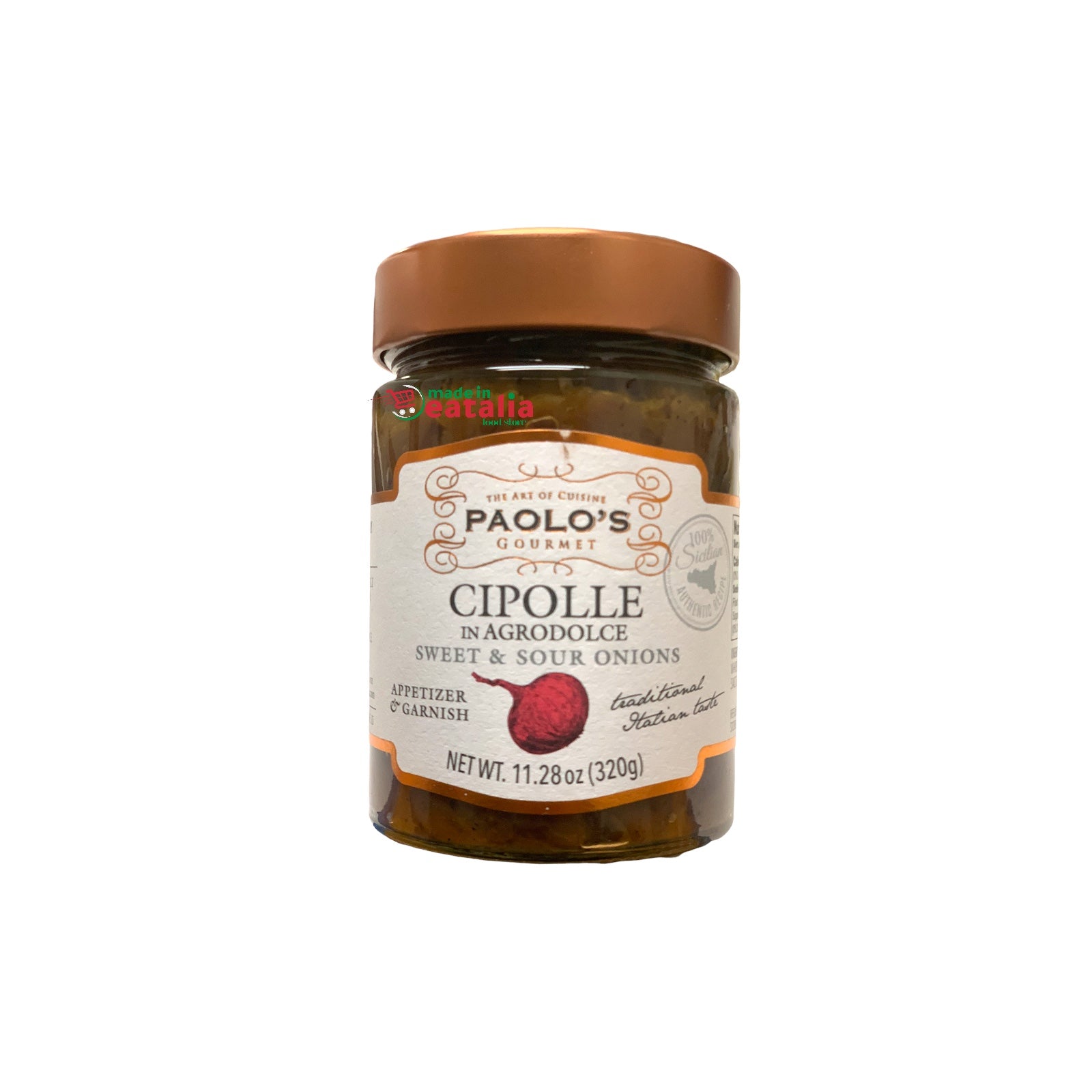 Paolo’s Sweet & Sour Onions 11.28 oz (320g)
