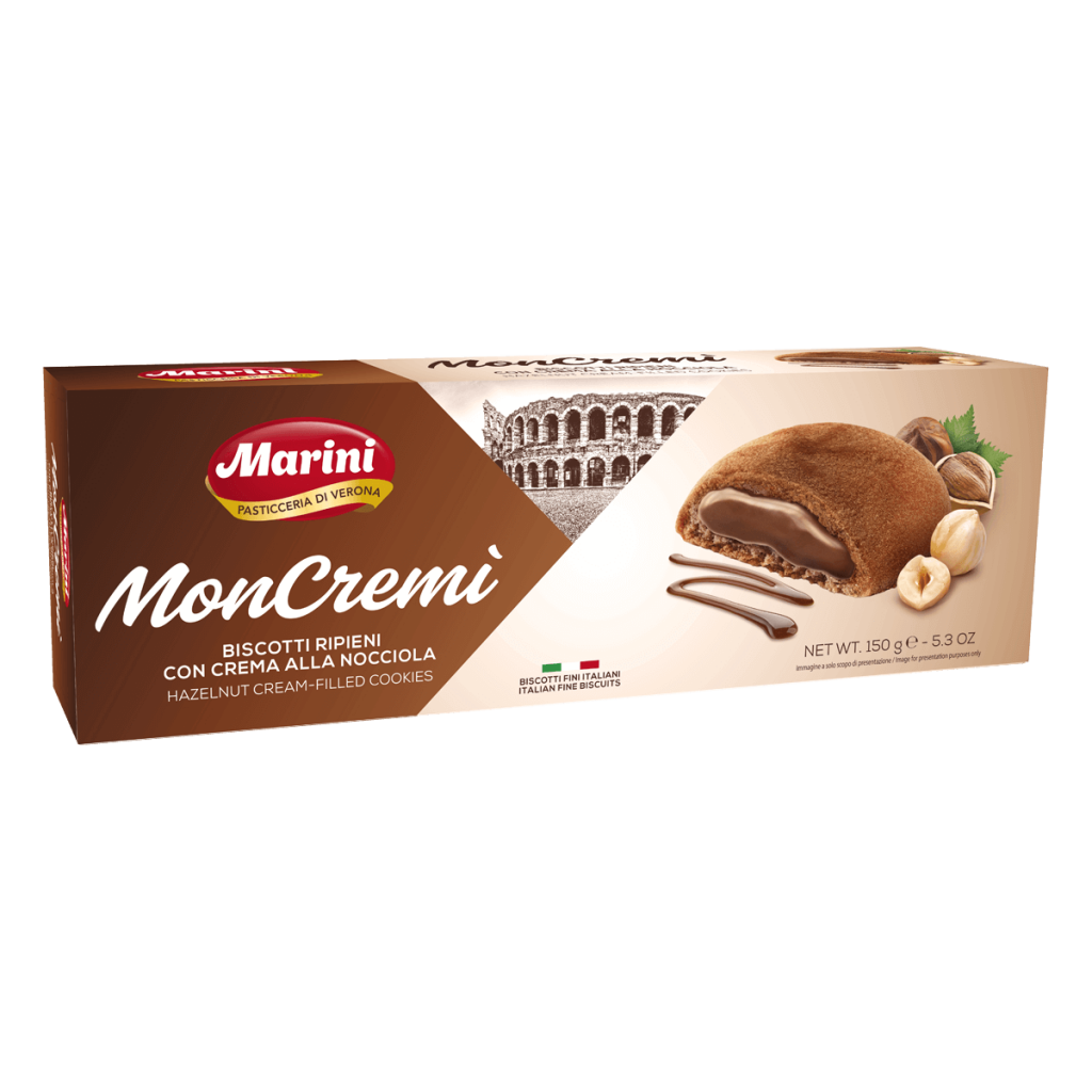 MonCremì Cookies With Hazelnut Cream 150g by Marini