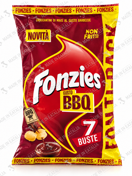 Fonzies BBQ Corn Snacks – 7 Individual Bags