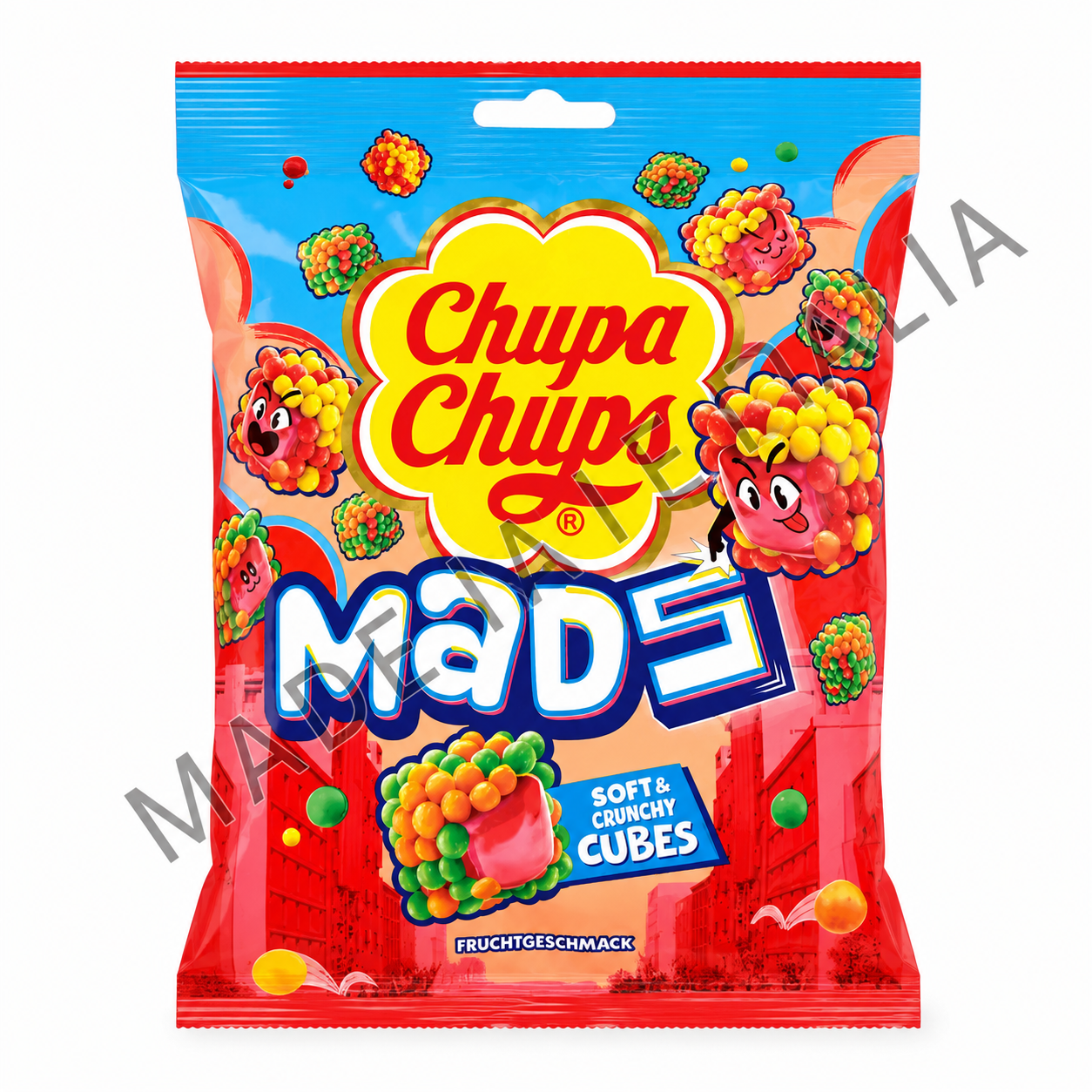 Chupa Chups MADS Soft & Crunchy Cube 115g