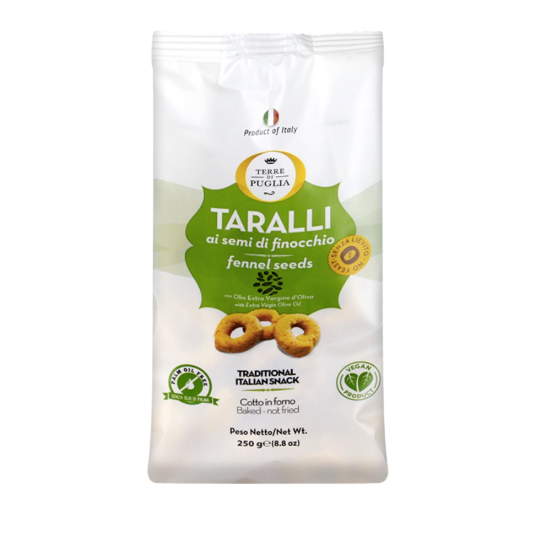 Terre Di Puglia Fennel Seeds Taralli 250g