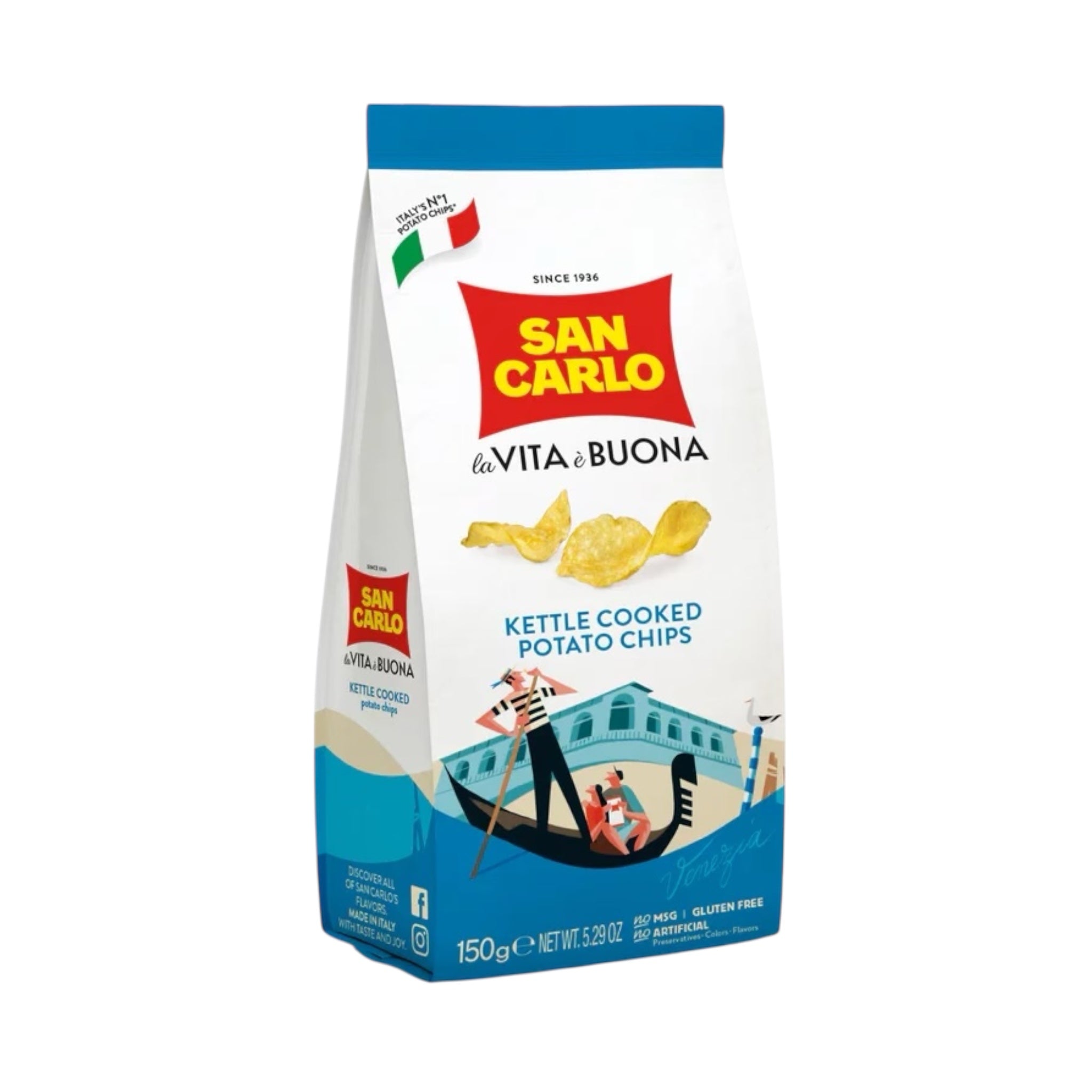 San Carlo Kettle Cooked Potato Chips 150g