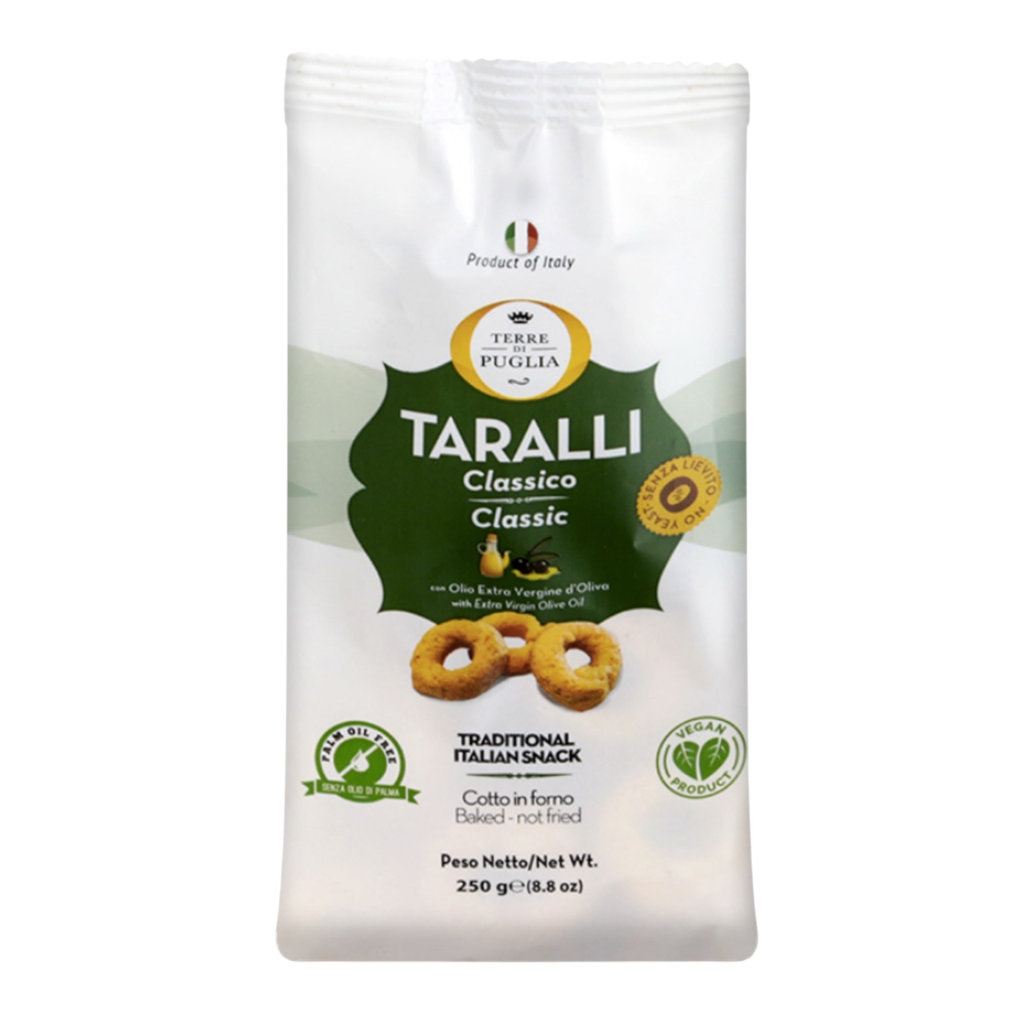 Terre Di Puglia Classic Taralli With Olive Oil 250g