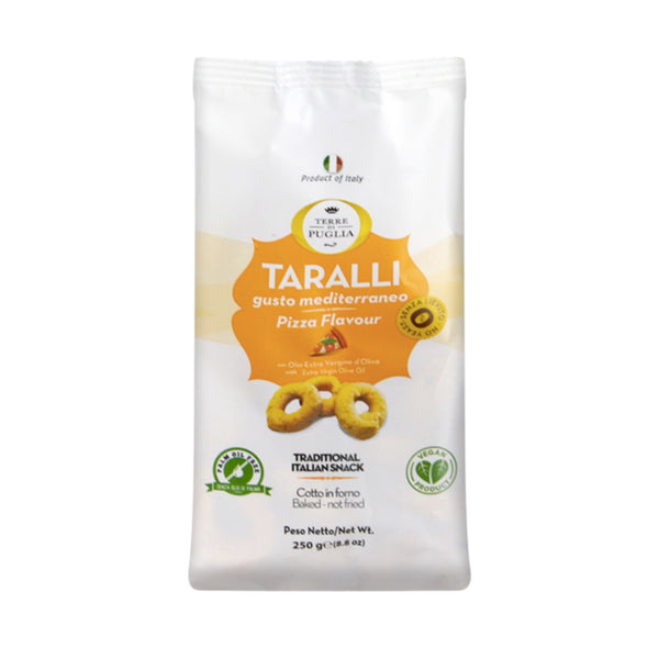 Terre Di Puglia Pizza Flavor 
Taralli 250g
