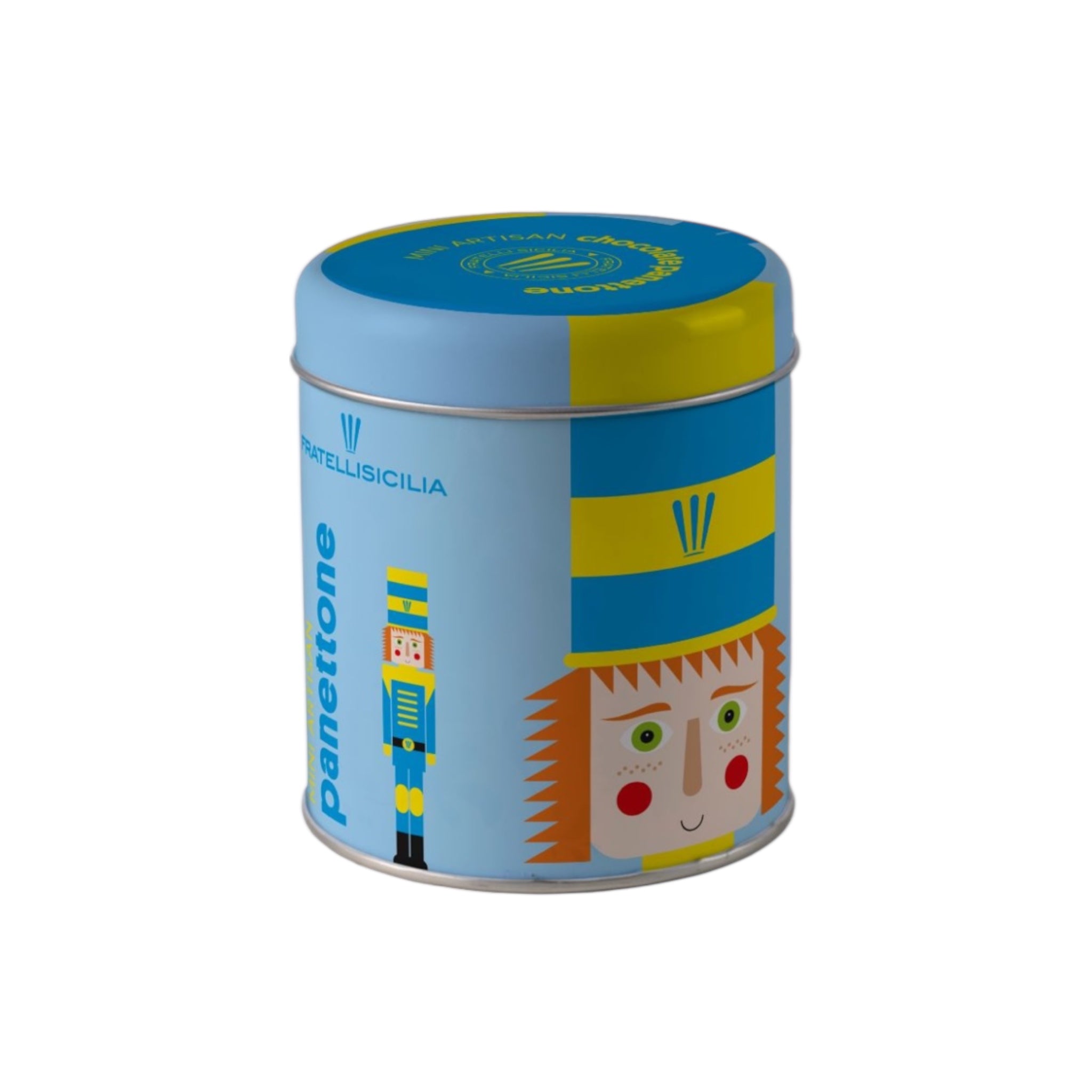 Fratelli Sicilia MINI Panettone With Dark Chocolate Collectible Tin 100g