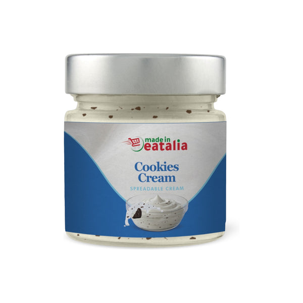 Cookies Cream – Cookies & Cream Spreadable Delight 200g by Made in Eatalia