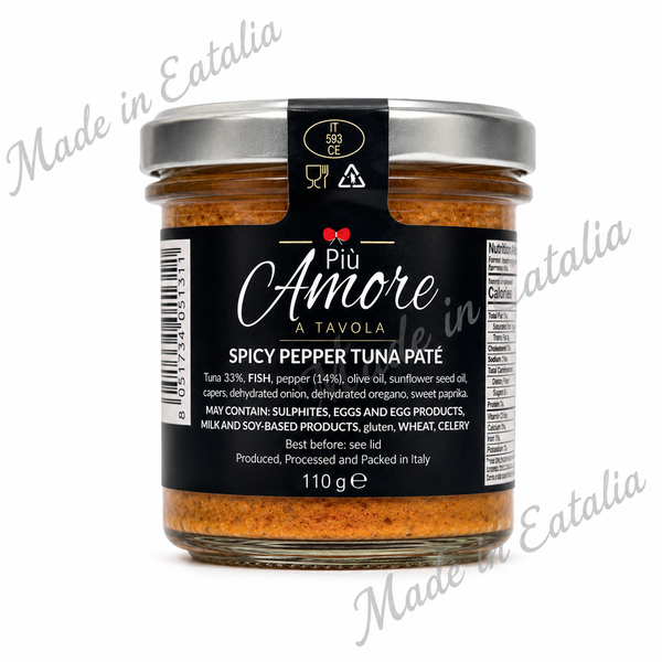 Più Amore a Tavola Spicy Pepper Tuna Pâté 110g