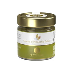 Scyavuru Salty Sicilian Pistachio Cream | Premium Quality Spreadable Pistachio Cream Imported from Italy | 7.05oz (200g) (Pack of 1)