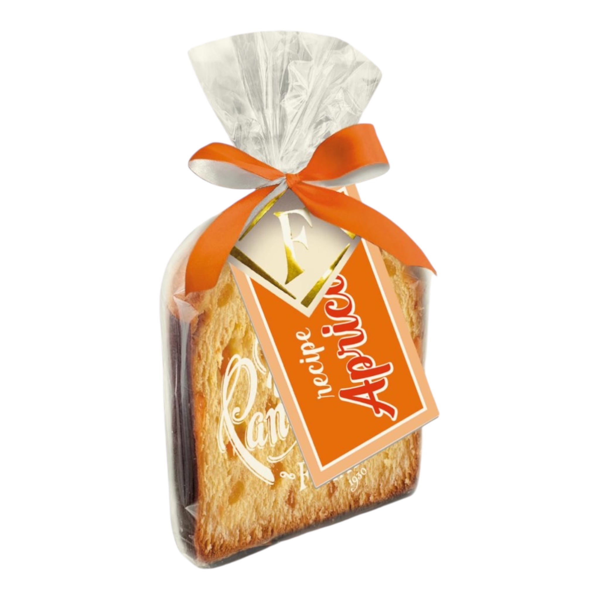 Flamigni Demi-Panettone with Candied Albisole Apricot (1.1 lb – Half Panettone)