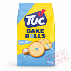 Saiwa Tuc Snack Bake Rolls Sea Salt Flavor 150g