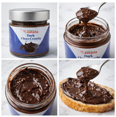 Dark Choco Crunchy – Crunchy Dark Chocolate Spread 200g by Made in Eatalia