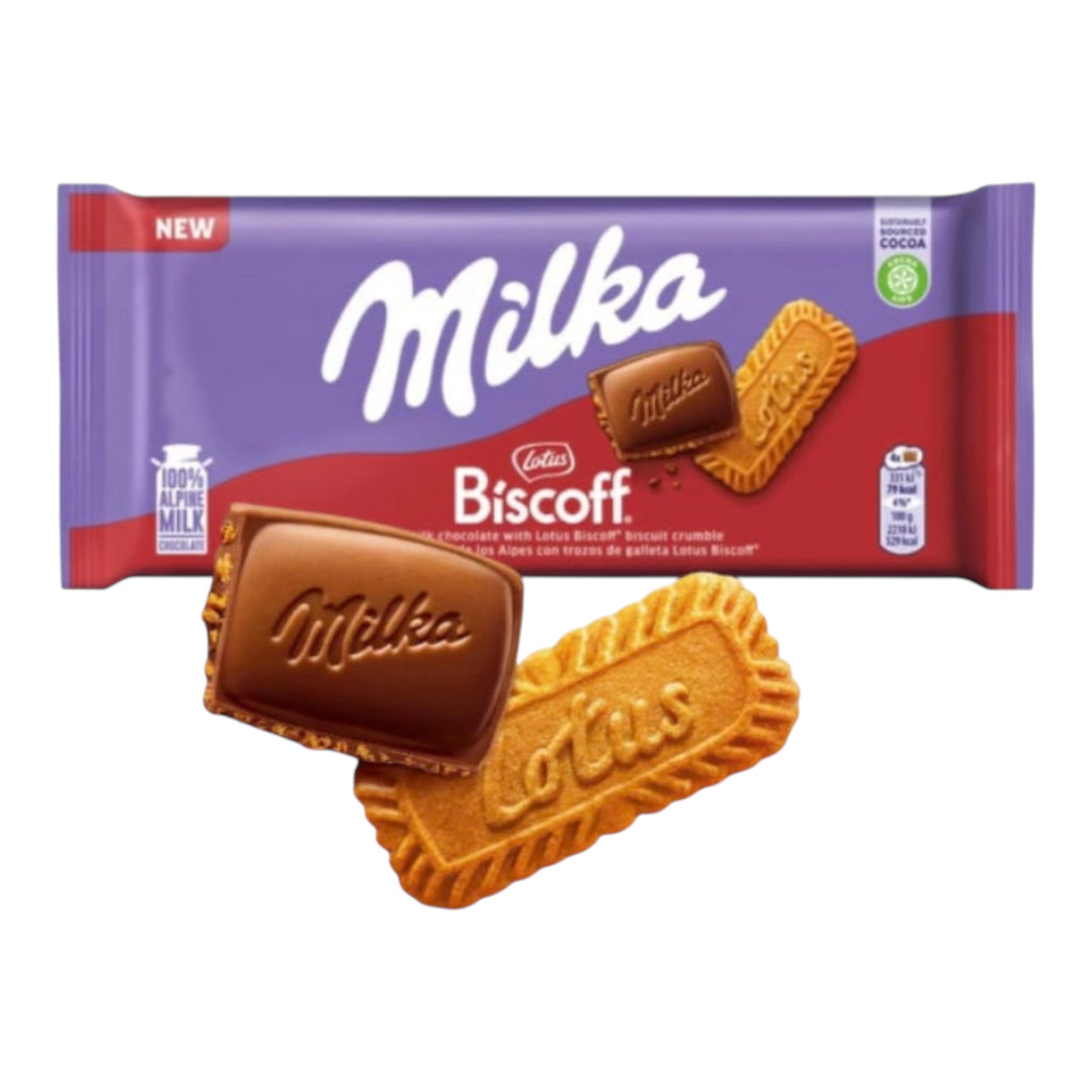 Milka Ritz Biscuit Milka Lotus Biscoff Biscuits 90g – Made In Eatalia