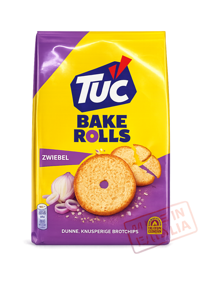 Saiwa Tuc Snack Bake Rolls Onion Flavor 150g
